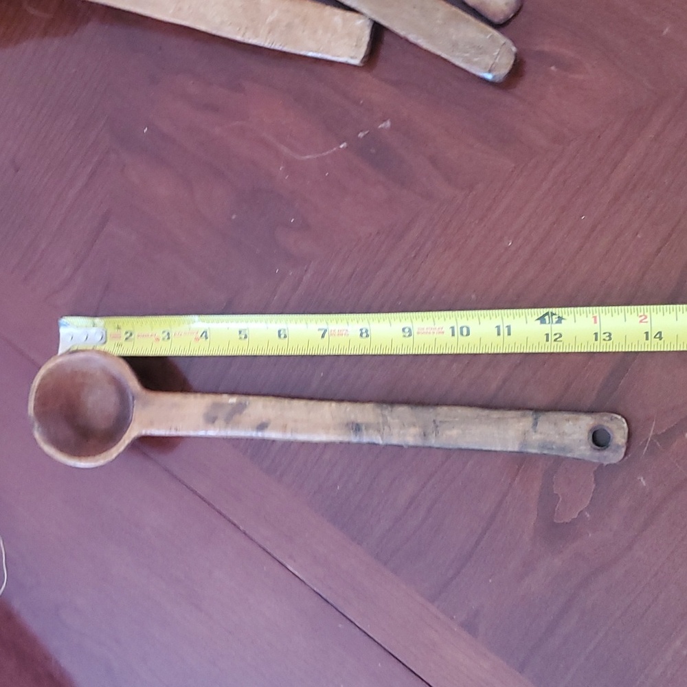 Antique wooden spoon